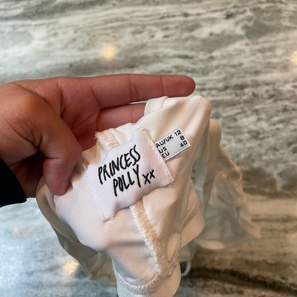 White Princess Polly Top - Picture 3 of 4